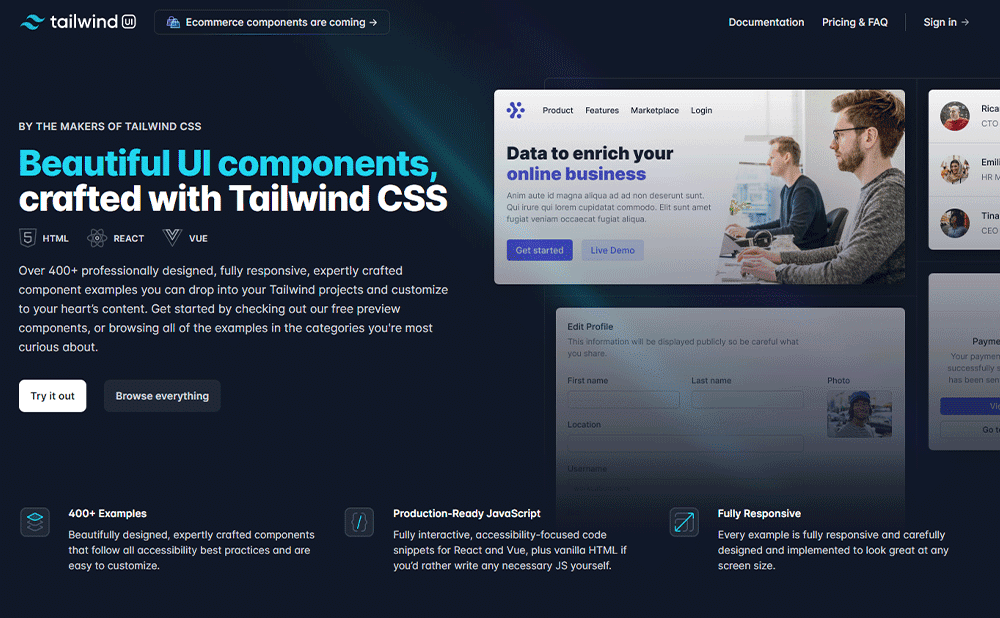 Tailwind UI