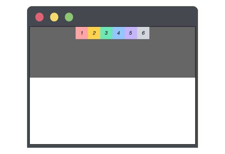 justify-content: center;